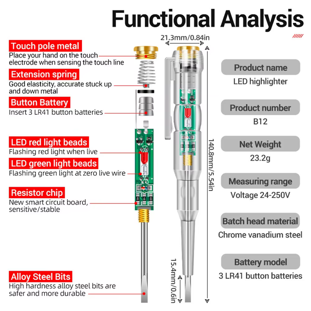 Stylo détecteur de tension