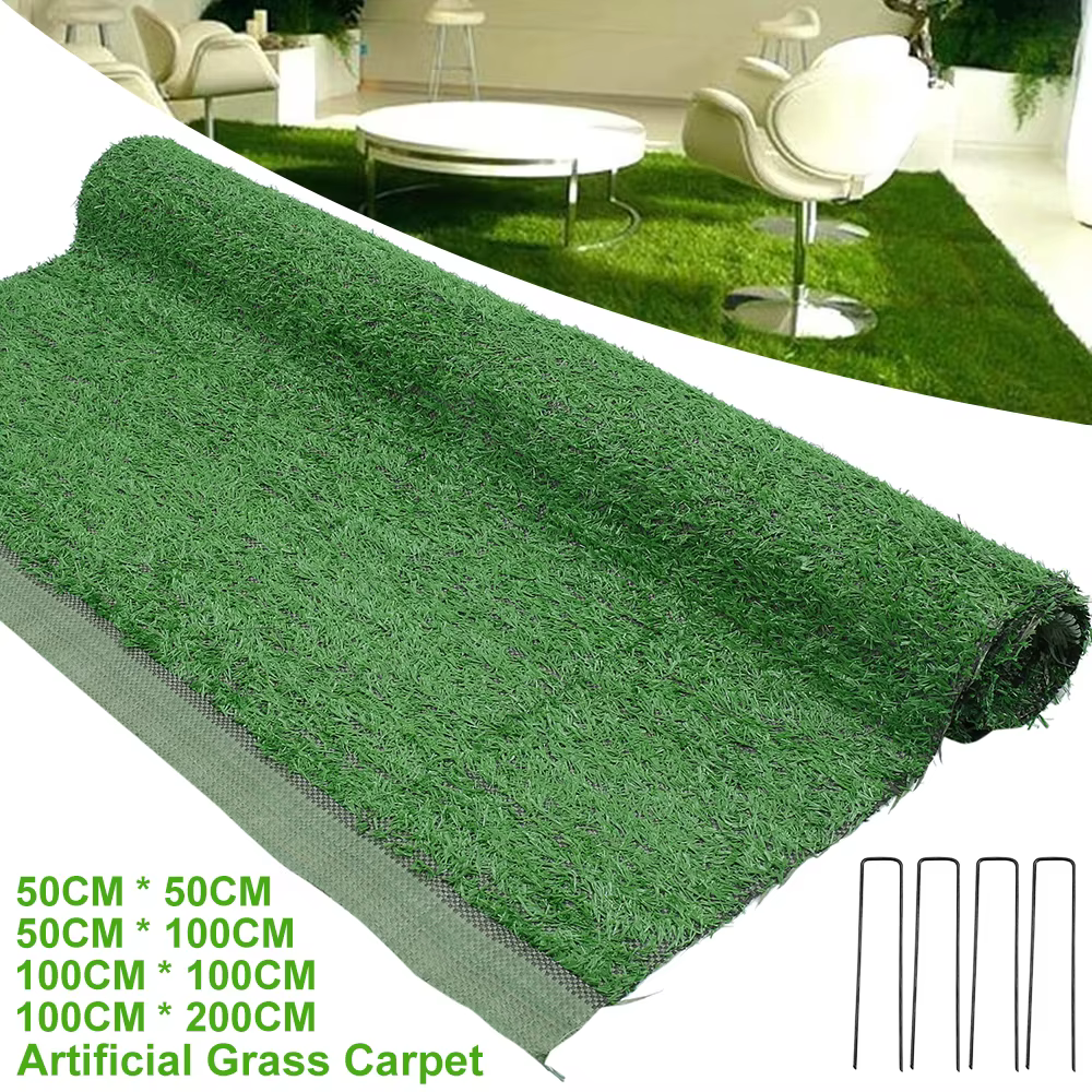 Pelouse artificielle haute densité faux tapis d'herbe 1M tapis d'herbe artificiel balcon intérieur faux gazon tapis rouleau bricolage décoration de jardin