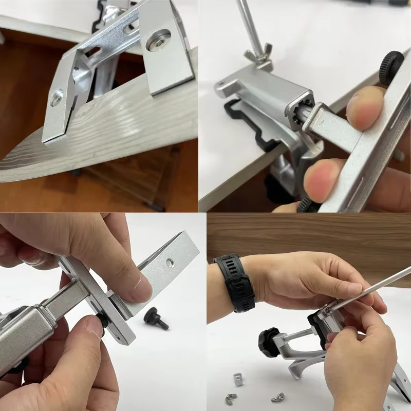 Affûteur de couteaux professionnel en alliage d'aluminium