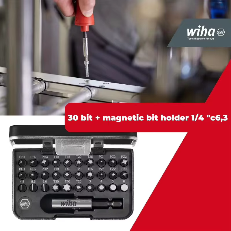 Wiha 45791 Tournevis électrique SpeedE PocketDrive 31 pièces 1