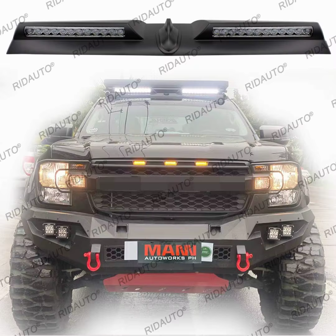 Barre lumineuse de toit à LED blanche, pour Ford Ranger 2012 – 2024, 4x4, Installation Non Destructive modifiée