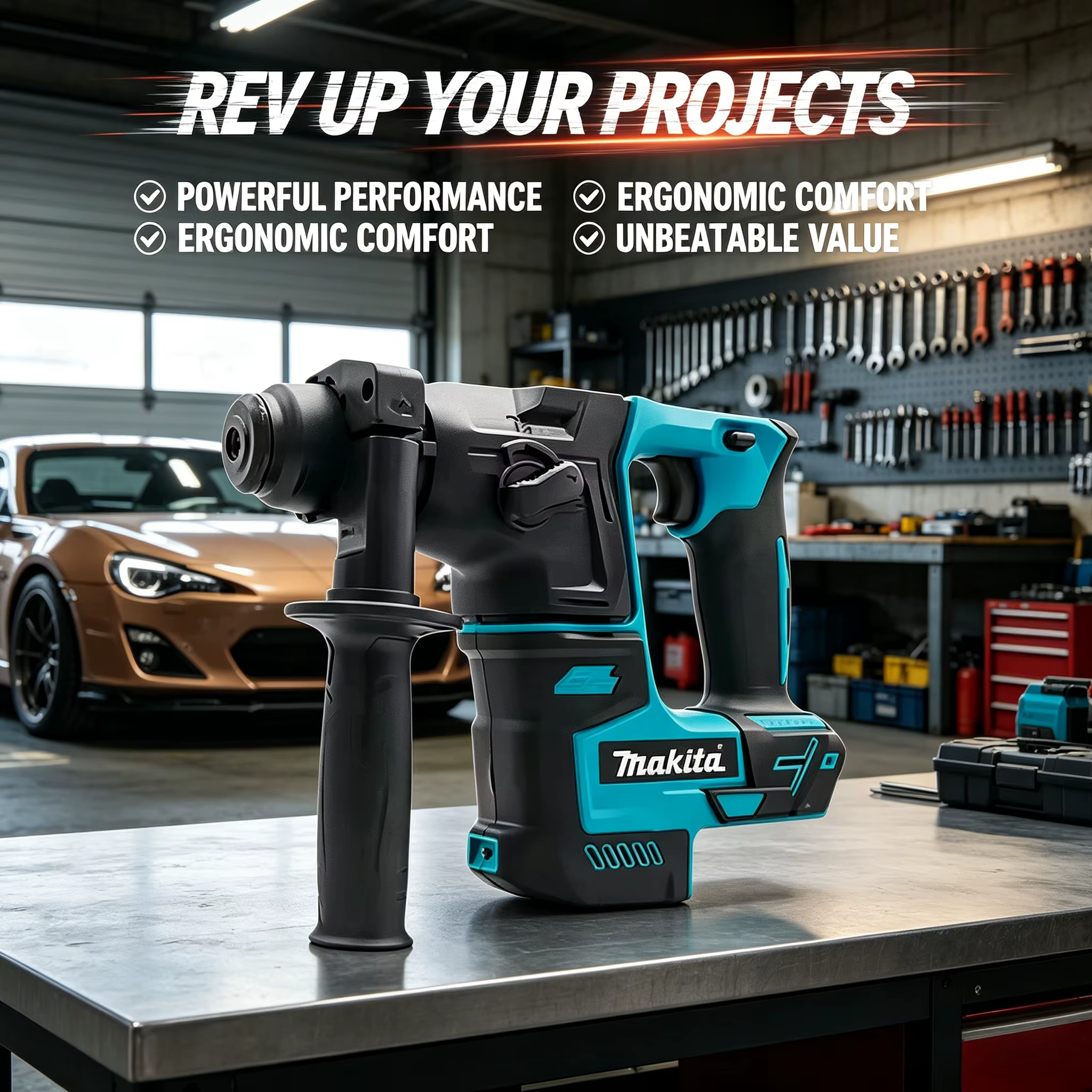 Makita l HR140D Marteau électrique sans balais