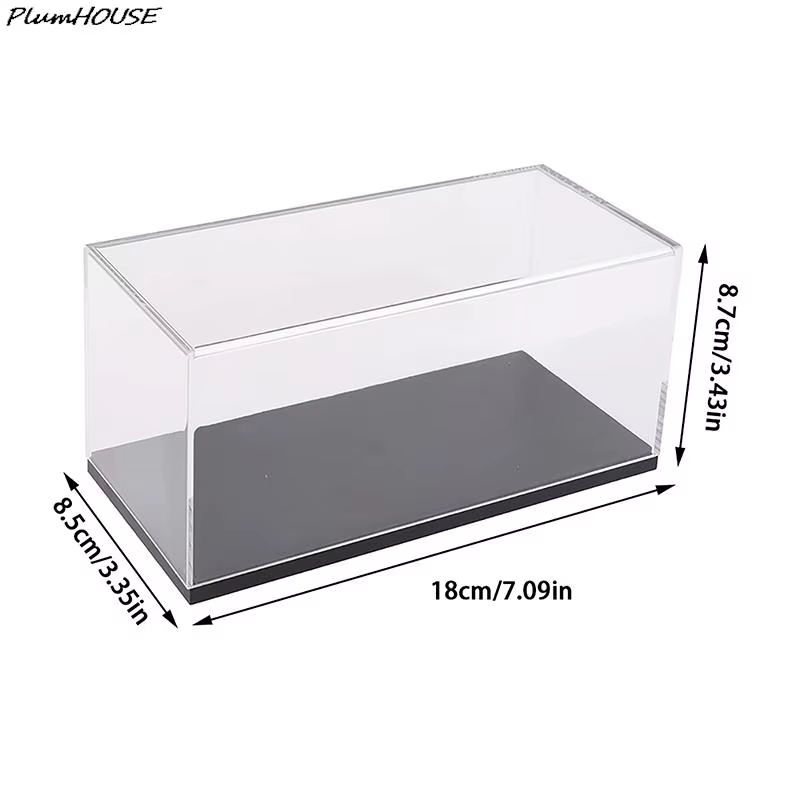 Vitrine en acrylique transparente pour modèles de voiture