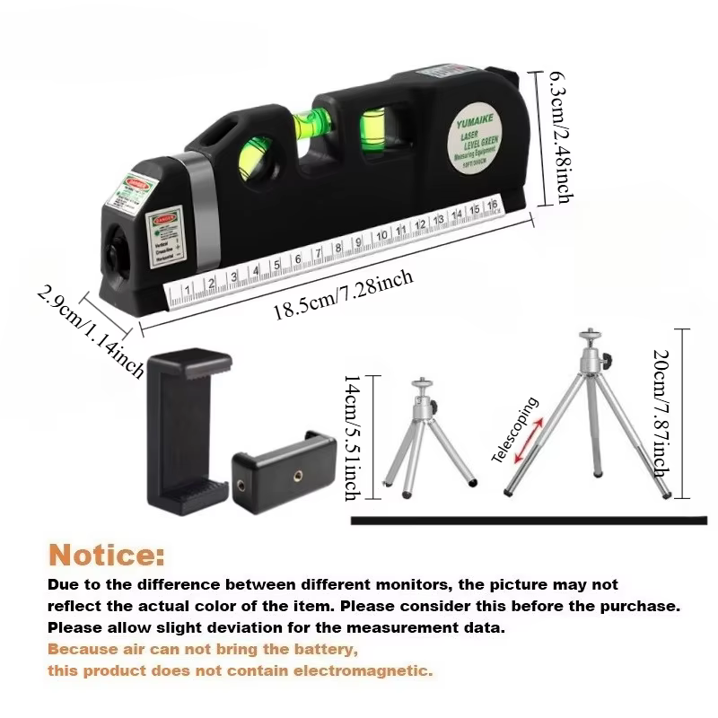 Niveau Laser infrarouge 4 en 1