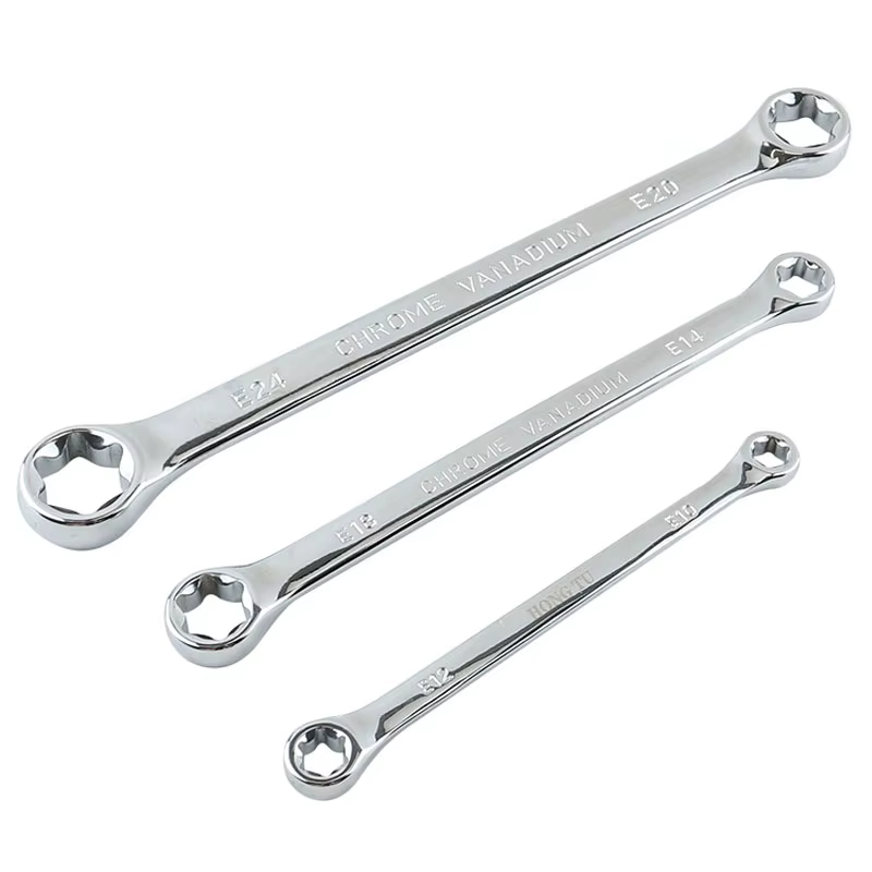 E-torx clé à boîte E6 E8 E10 E12 E14 E18 E20 E24 Torx ensemble clé à anneau outils clé étoile