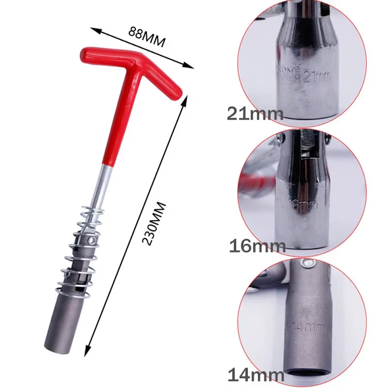 Clé universelle pour outil de retrait de bougie d'allumage