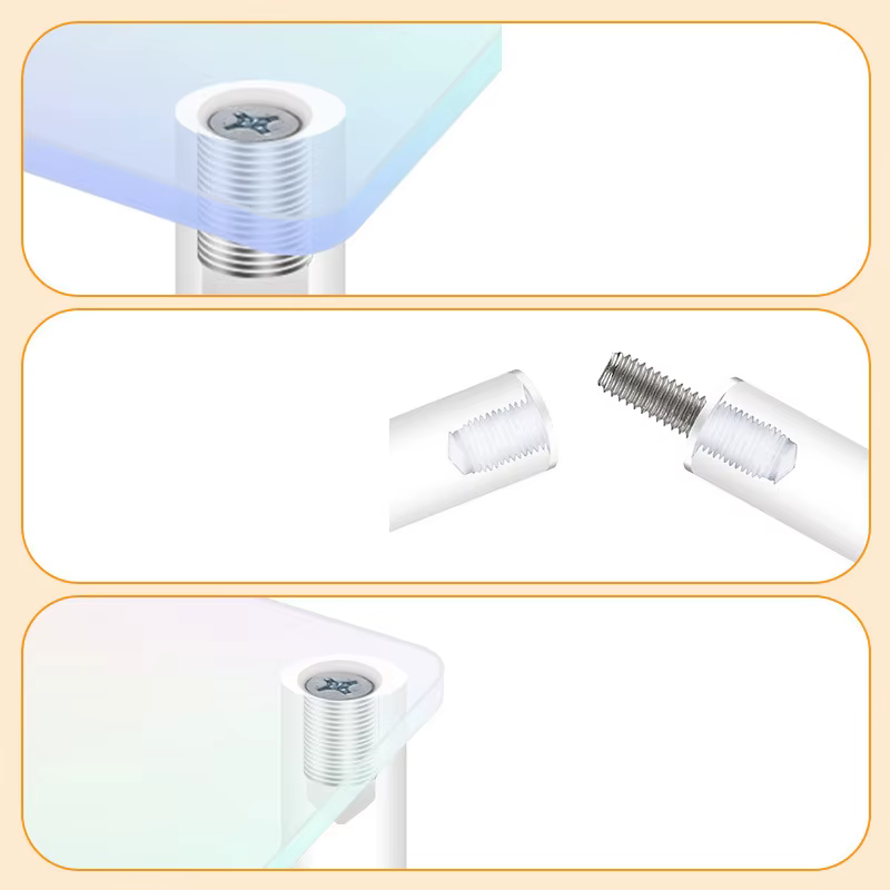 Présentoir en acrylique irisé pour décoration et organisation de bijoux, étagère de support pour figurines à collectionner, strass et nouilles Chi, 1-5 niveaux