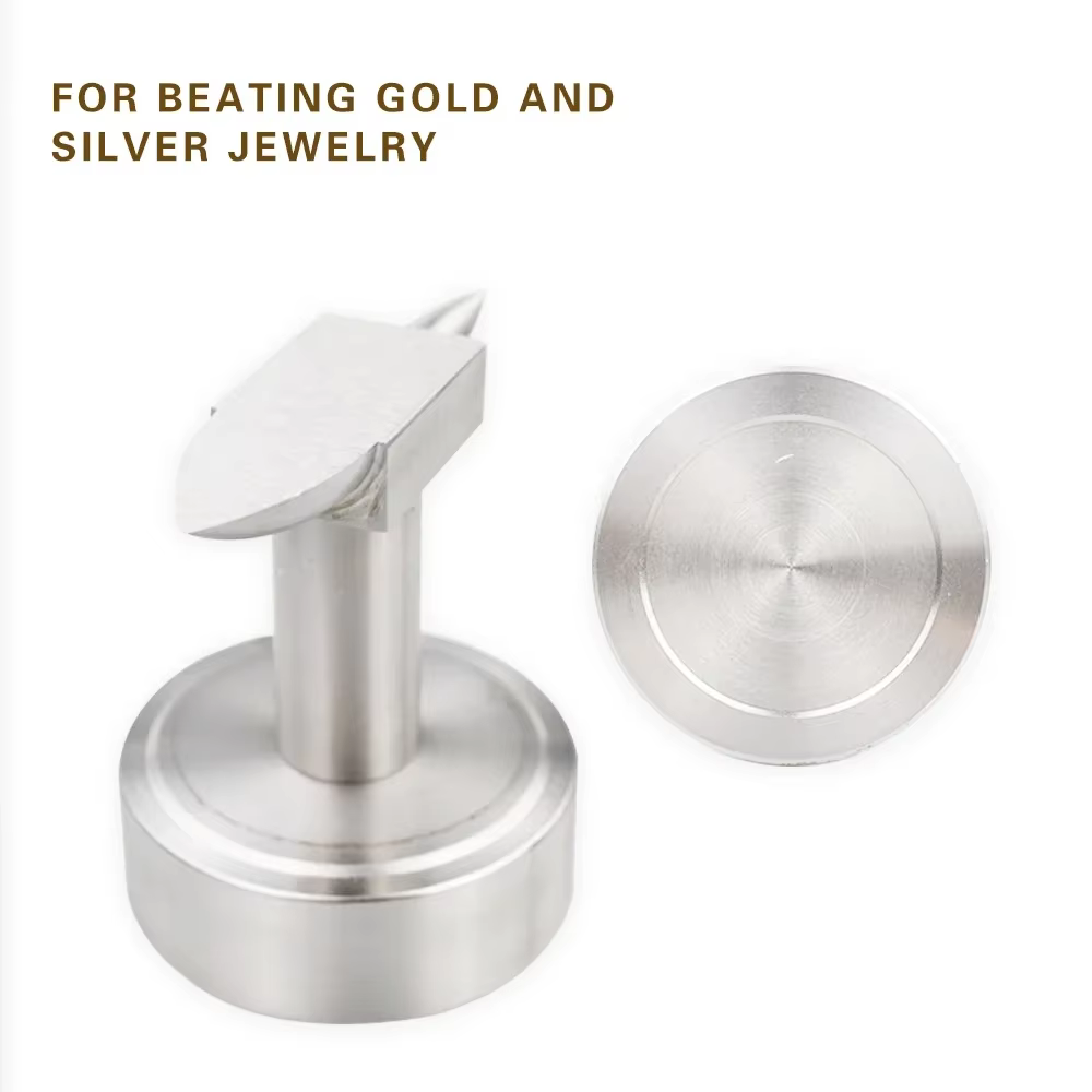 Outil professionnel d'établi en acier forgé d'enclume de bijoux à Double tête pour la fabrication d'anneaux de mise en métal et l'artisanat d'orfèvrerie