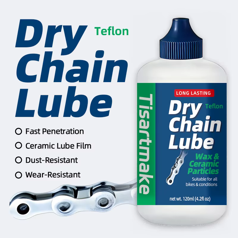 Huile de chaîne sèche cirée pour vélo de route et VTT 120 ml