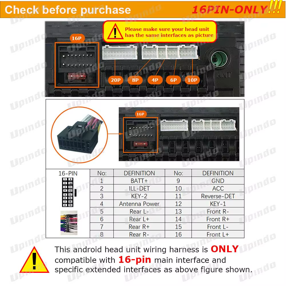 Accessoires de voiture câble Radio Android adaptateur CANBus pour Land Rover Discovery 3 Range