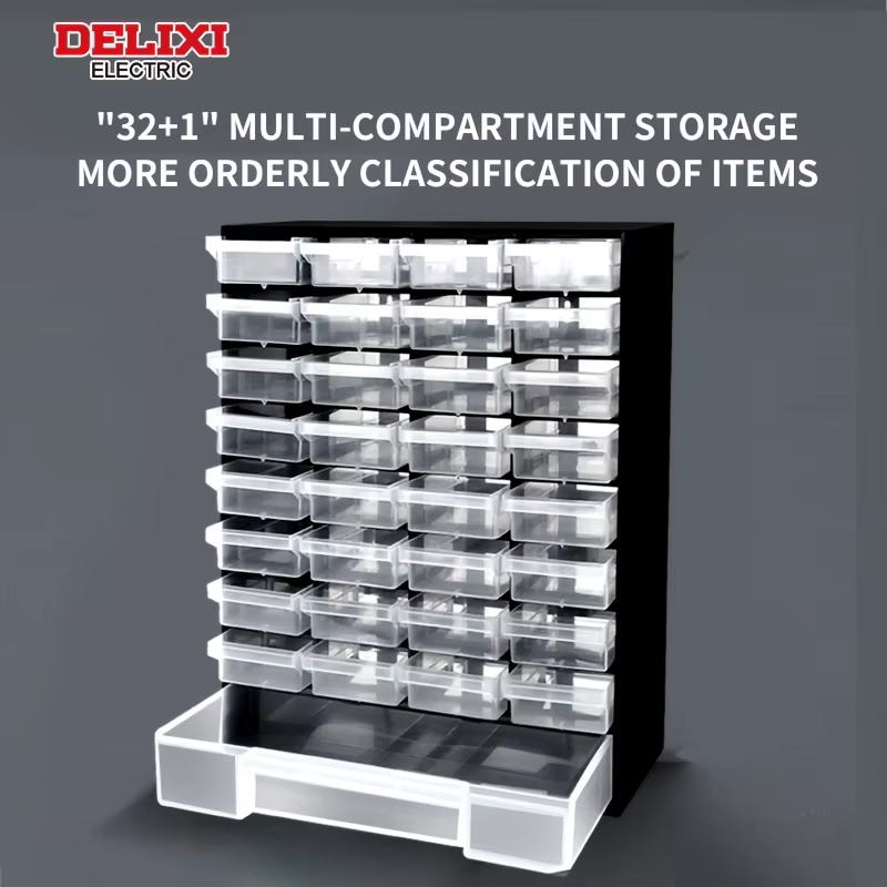 Armoire de rangement d'outils DELIXI ELECTRIC à 33 compartiments