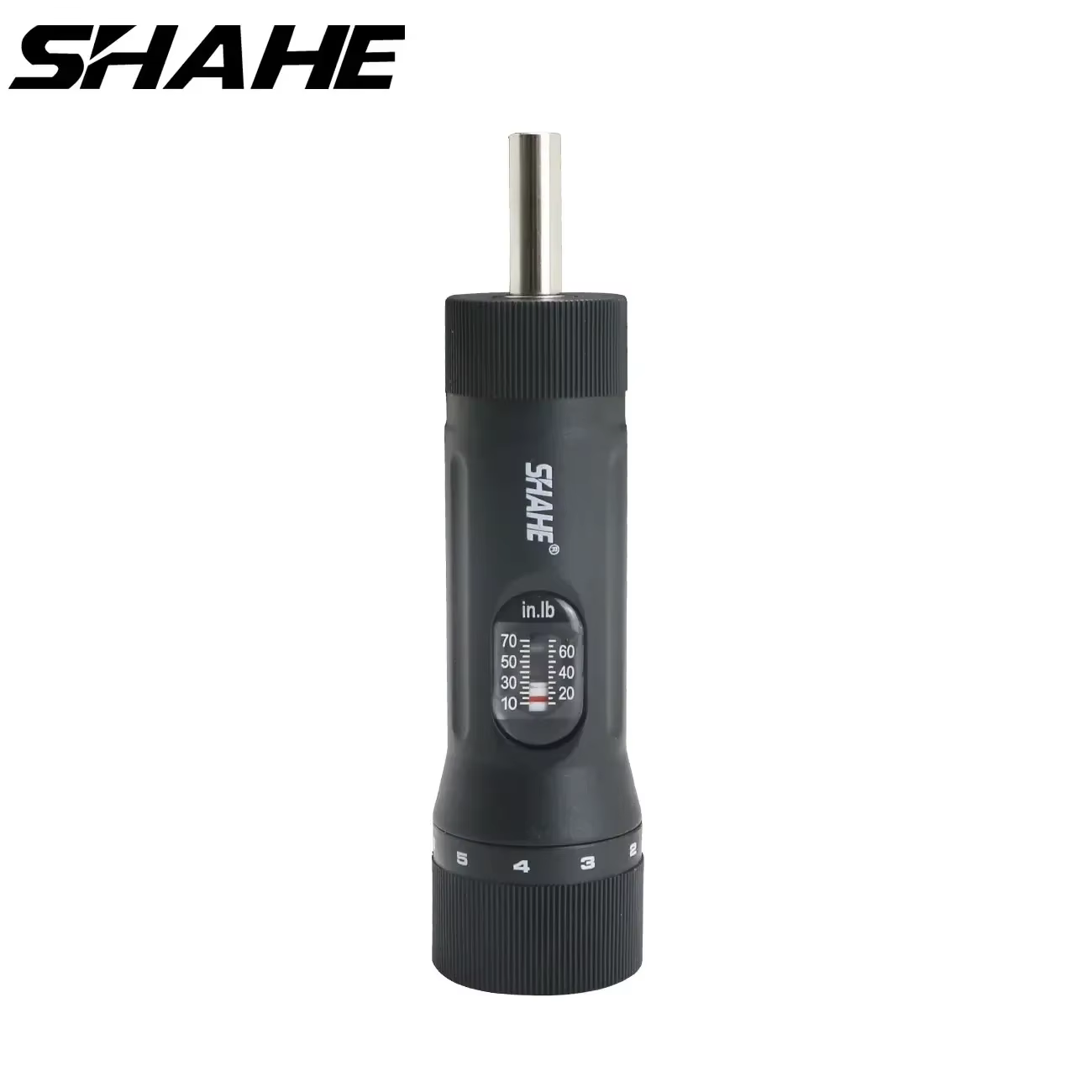 SHAHE Tournevis dynamométrique à entraînement 1/4'' avec jeu de 10 embouts et plage de couple de 10-70 In-lbs