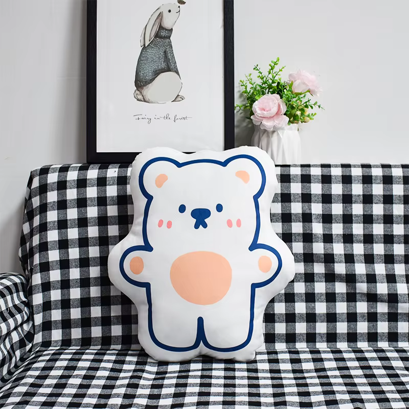 Taie d'oreiller en peluche de forme irrégulière Anime personnalisée, housses de taies d'oreiller, pas de MOQ, pas cher, vente en gros