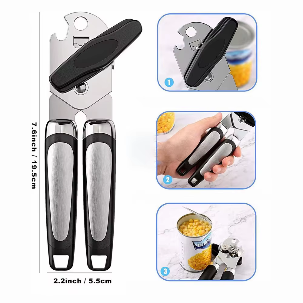 Ouvre-boîte en acier inoxydable
