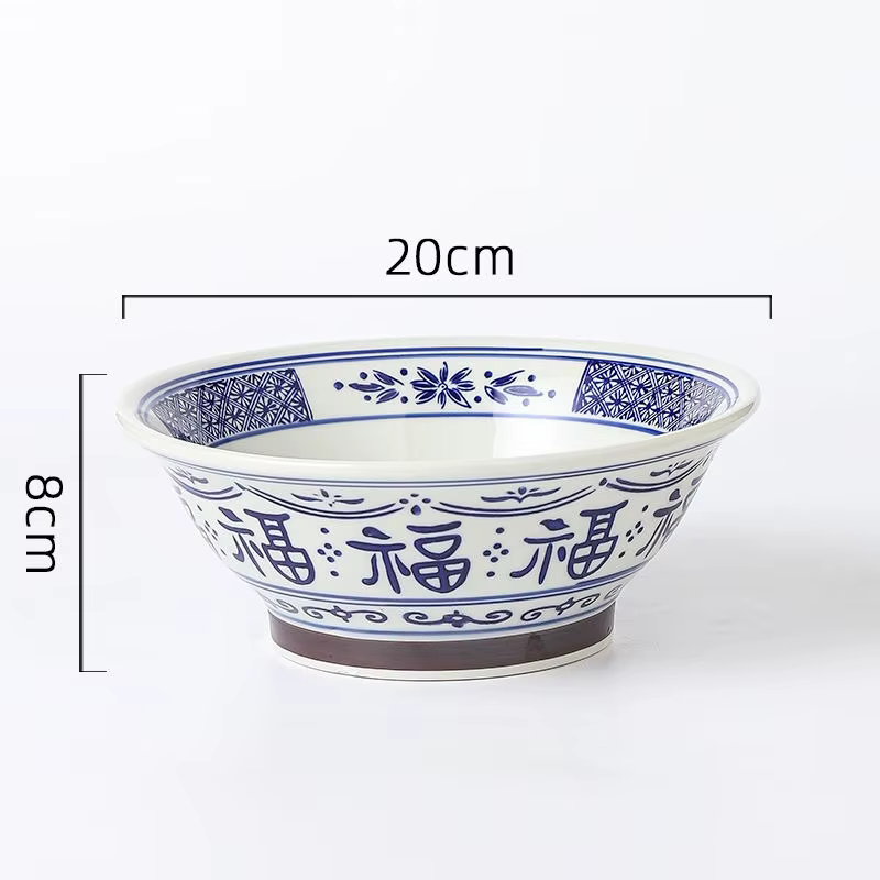 Bol à nouilles chinois Fuzi pour la maison
