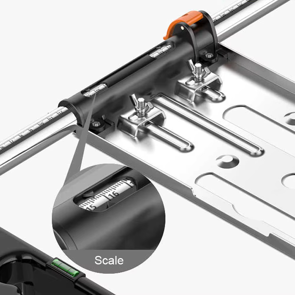 Rail de guidage de scie pour scie circulaire électrique de 4/5/7 pouces
