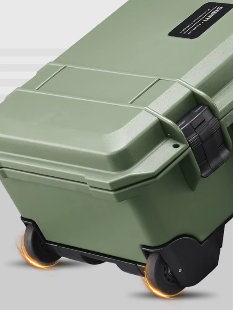 Boîte à outils portable avec roues