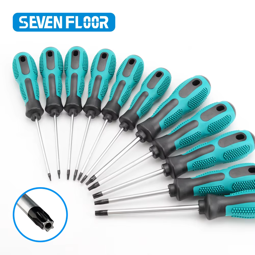 Tournevis Torx magnétique de précision T5 T6 T7 T8 T9 T10 T15 T20 T25 T27 T30 Kit d'outils manuels de réparation de contrôleur de sécurité Torx 1 pièces