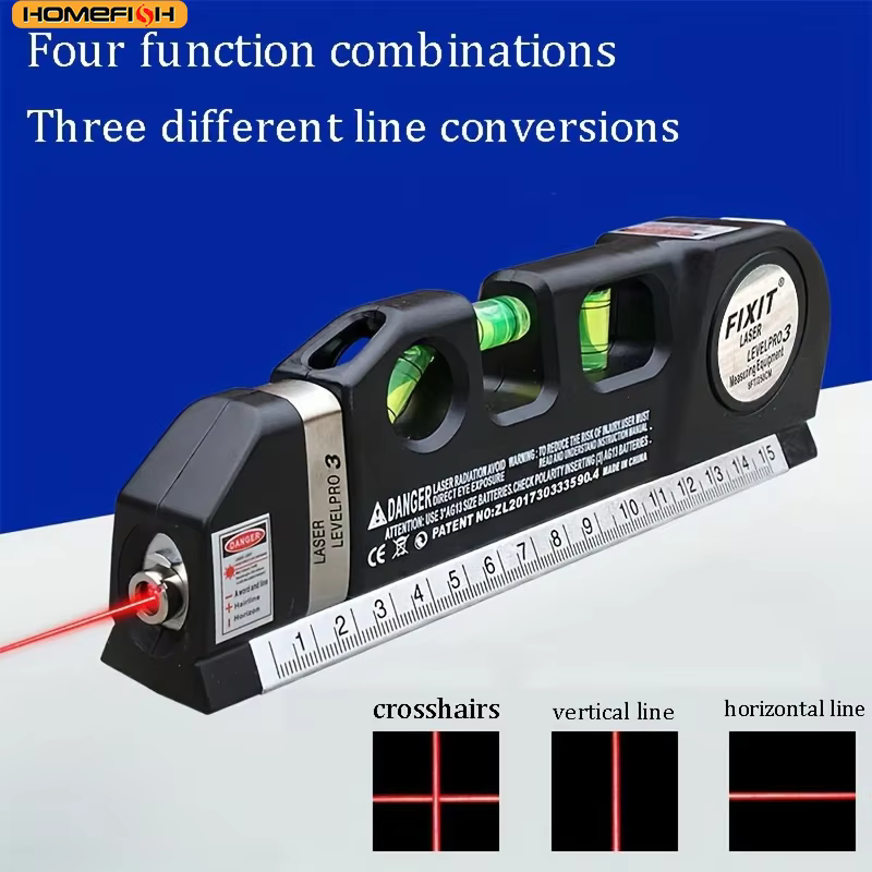 HOMEFISH – outil de ligne de niveau Laser facile à utiliser