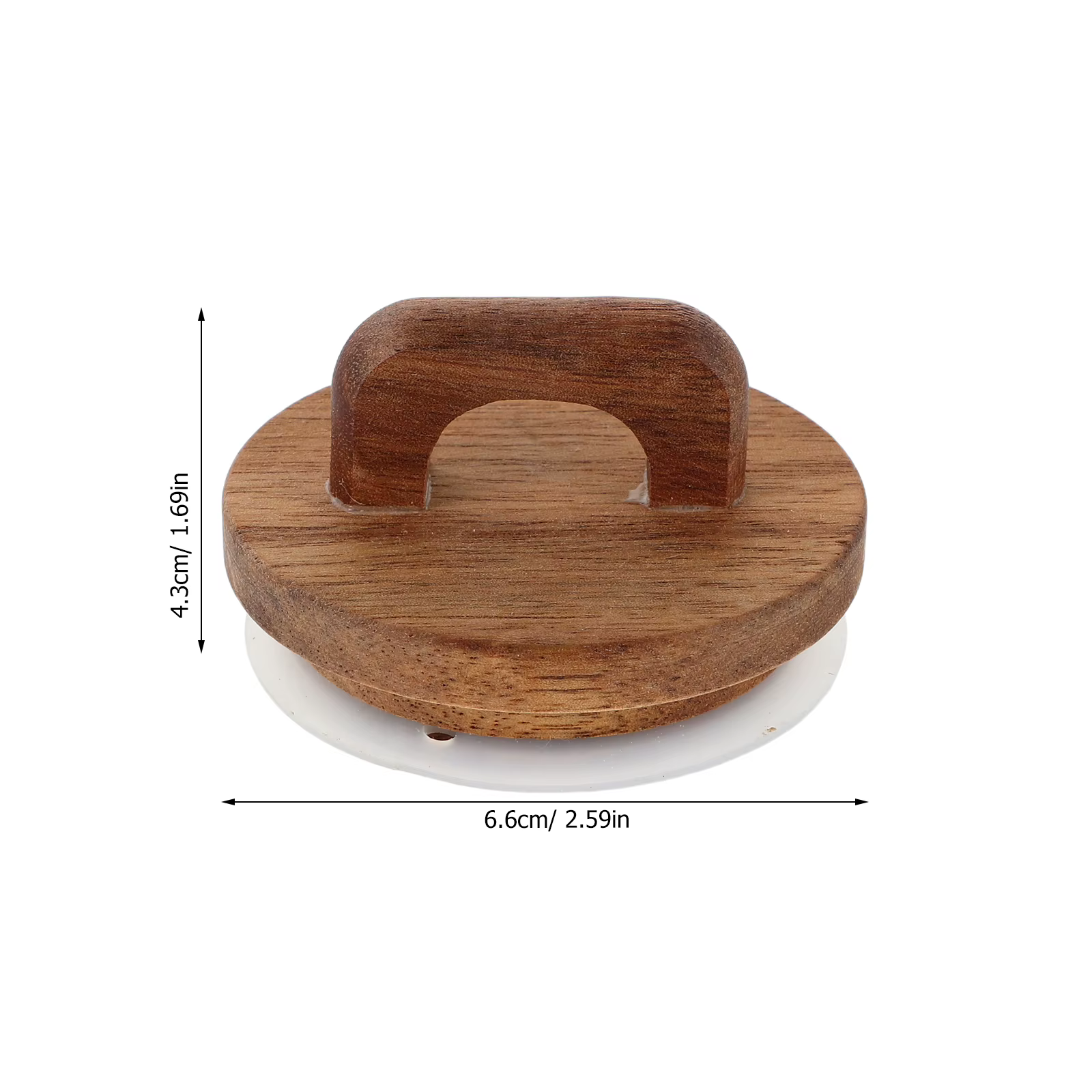 Couvercles de pot en bois hermétiques 3x3 pouces