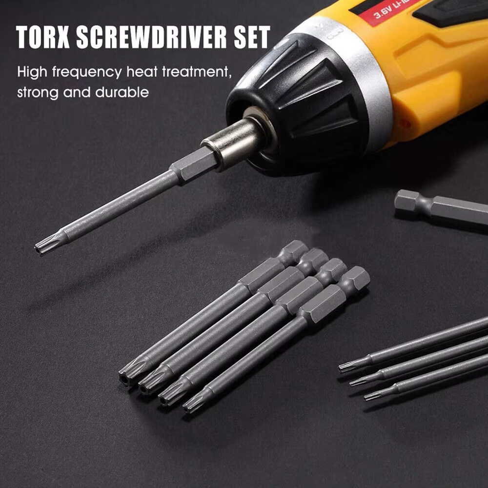 Jeu d'embouts de tournevis à tête Torx magnétique