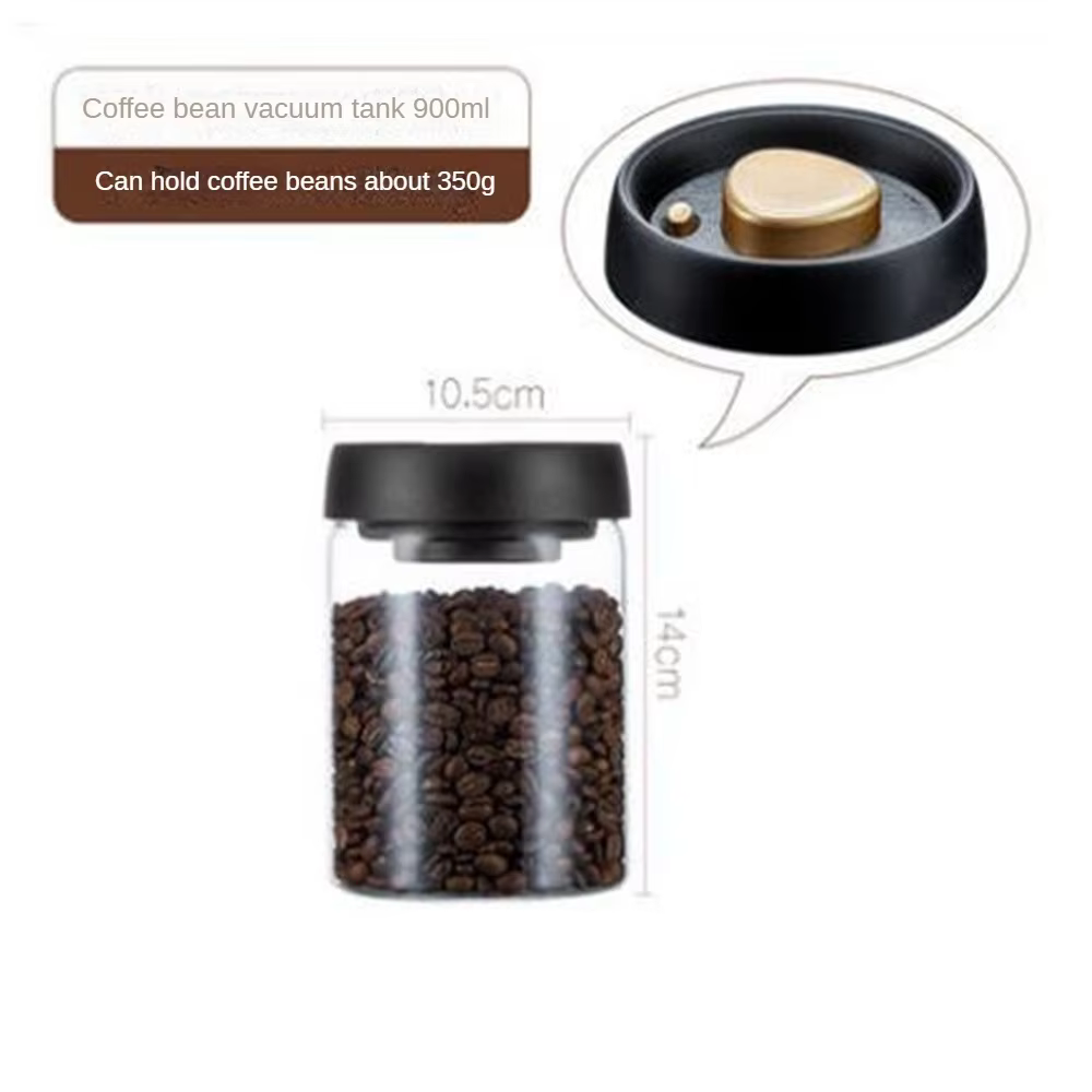 1 paquet de récipient de stockage de grains de café