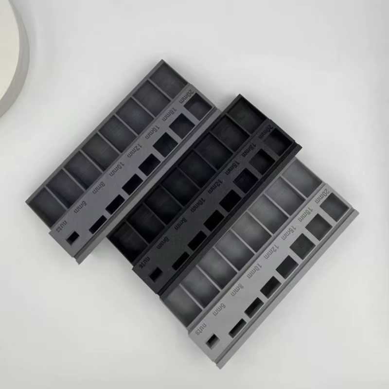 Trieur Portable pratique longueur de vis plateau de tri organisateur magasin écrous nouveau avec 7 fentes de mesure M3 boulon tiroirs de rangement