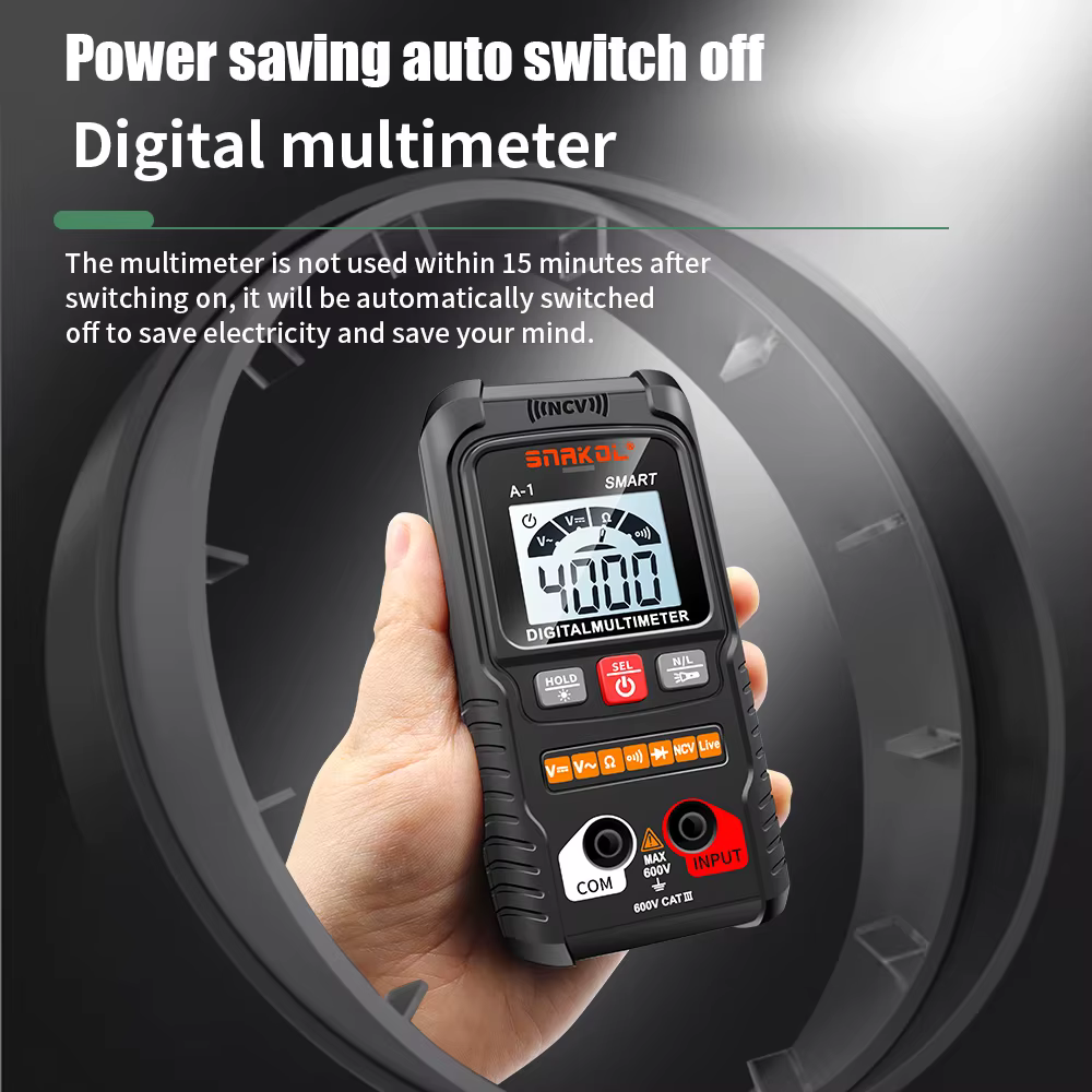 Multimètre numérique professionnel AC DC NCV multimètres intelligents