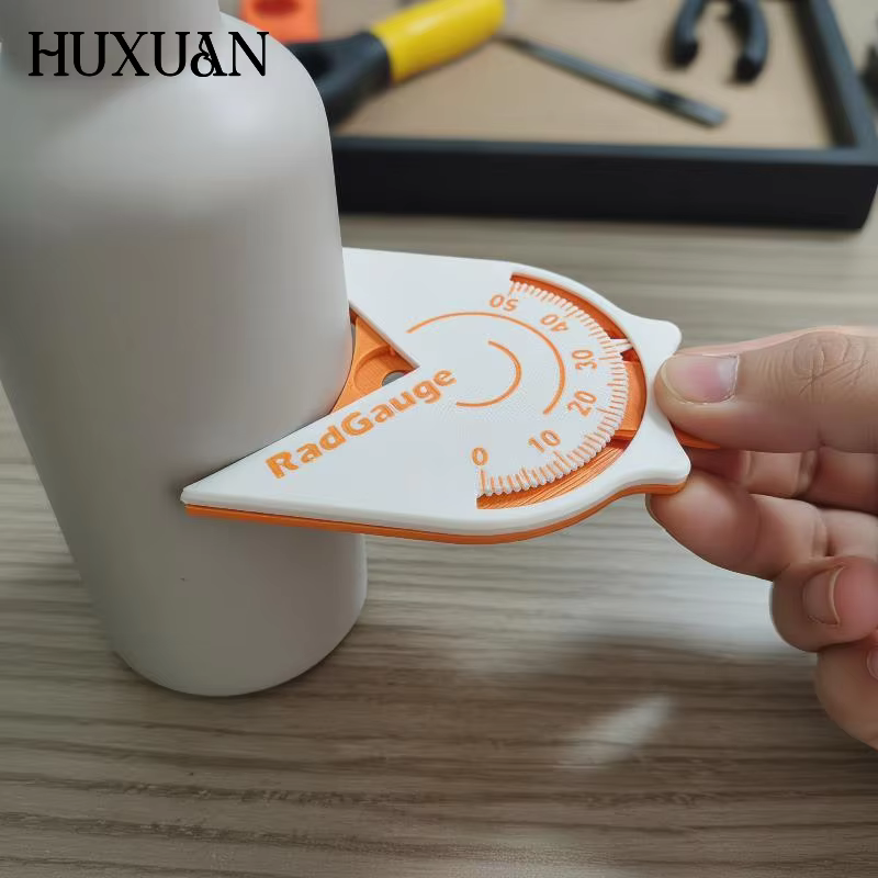 Outil de mesure de rayon portable avec échelle