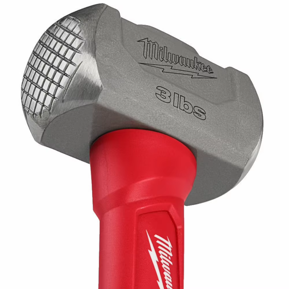 Marteau de maçonnerie Milwaukee 4932478255-3lb avec manche en fibre de verre