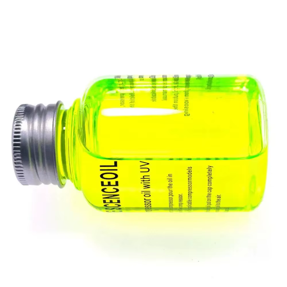 Outil de traceur de détection de canalisation de lumière d'huile de réparation de climatisation de voiture fluorescente