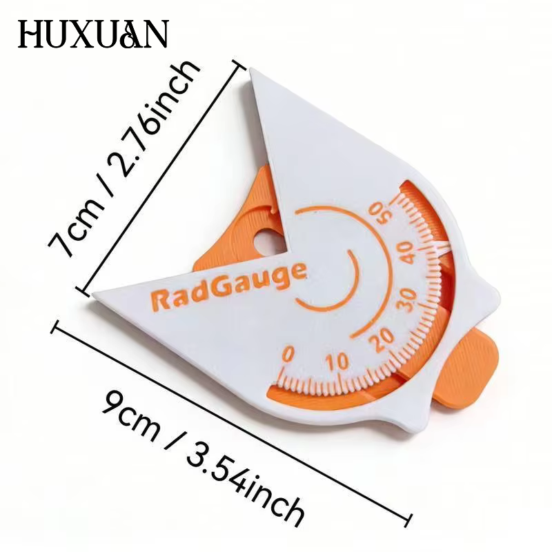 Outil de mesure de rayon portable avec échelle