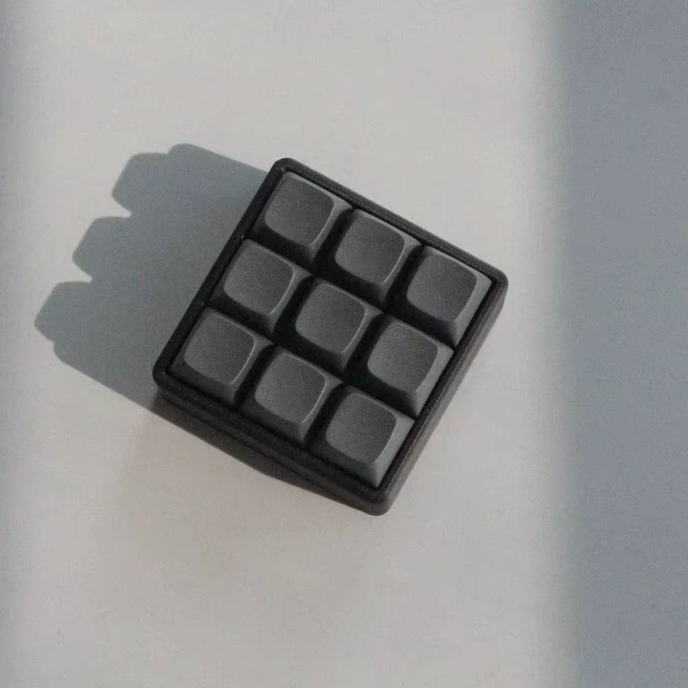 Kit d'échange à chaud 9 touches Mini clavier personnalisé bricolage variable VIA clé rvb Macro