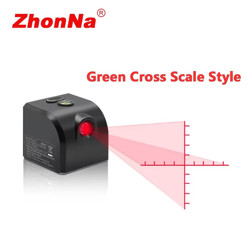 Mini niveau laser croisé super puissant vert/rouge