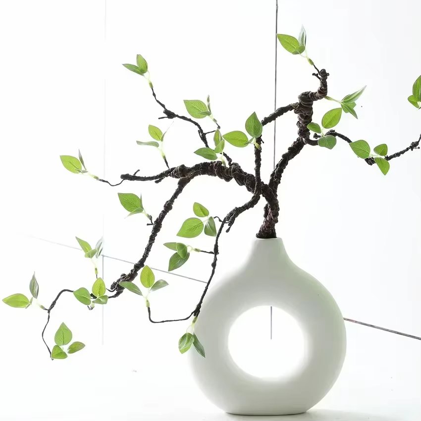 Branche mousseuse de cuir chevelu vert Él
