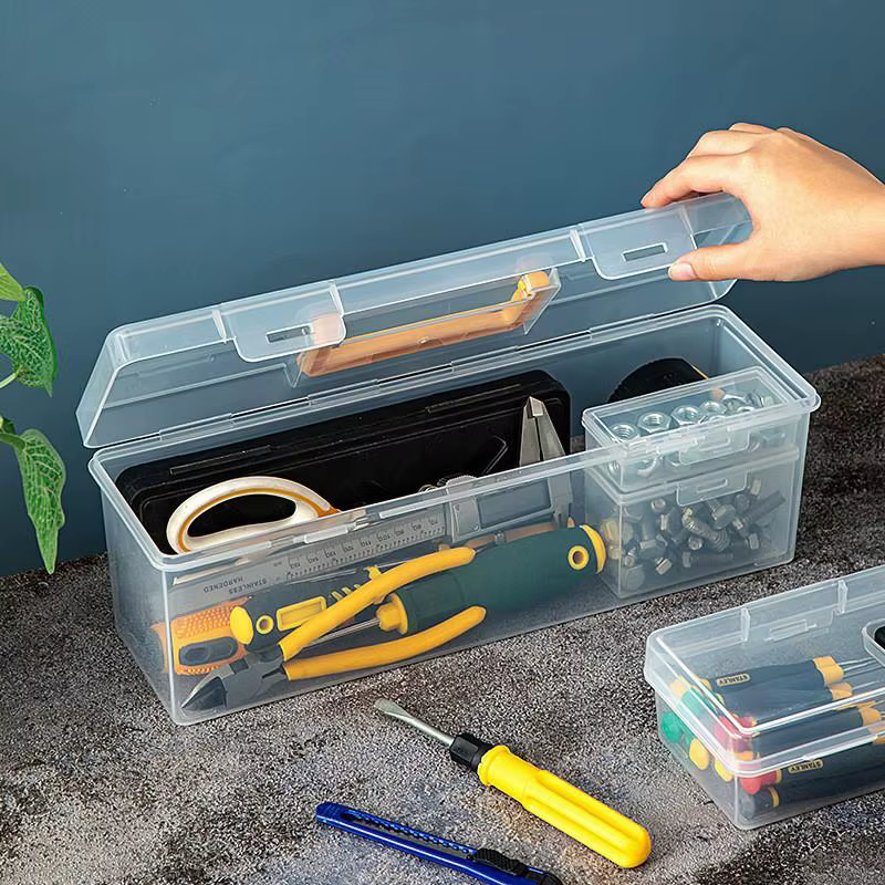 【Boîte à outils transparente vide