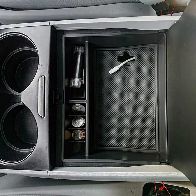 Console centrale Accoudoir Boîte De Rangement Pour Toyota Sienna 2011 2012 2013 2014 2015 2016 2017 2018 2019 2020 Changement de vitesse Plateau Organisateur