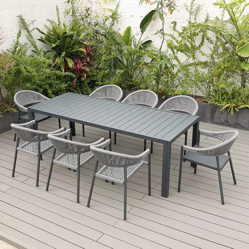 Chaise de salle à manger intérieure et extérieure Simple
