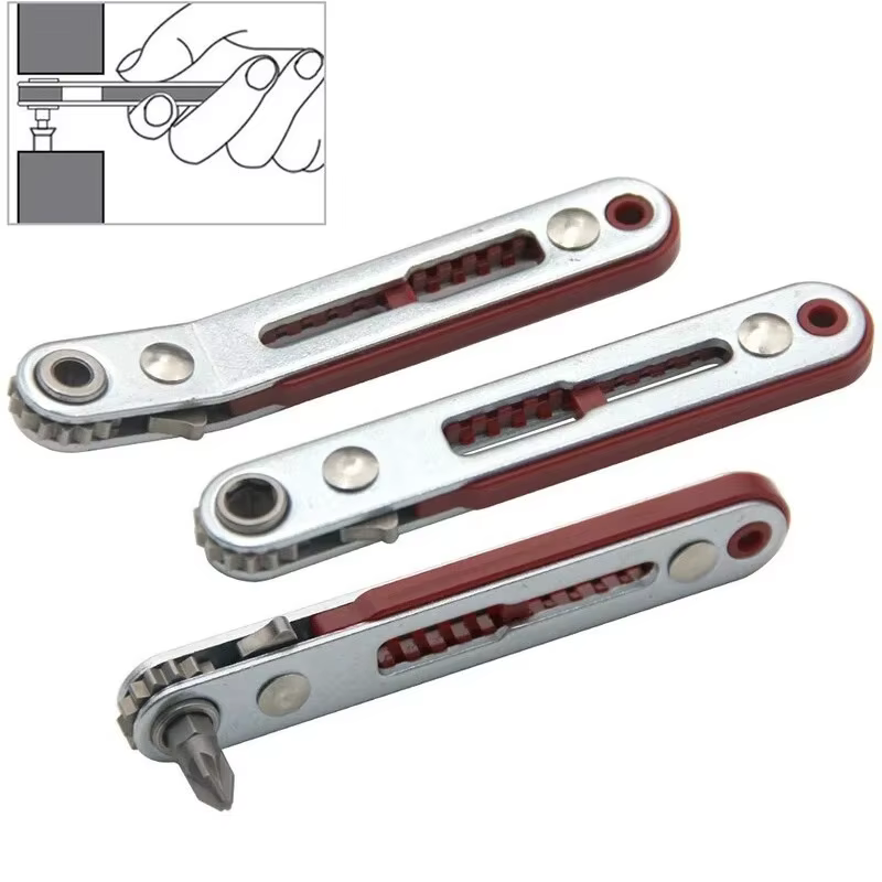 Mini tournevis à cliquet bidirectionnel multifonctionnel avant et arrière