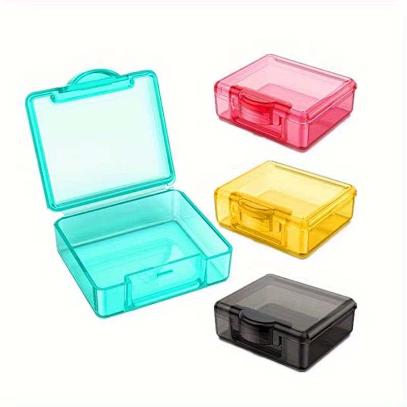 Boîte à pilules portable en plastique
