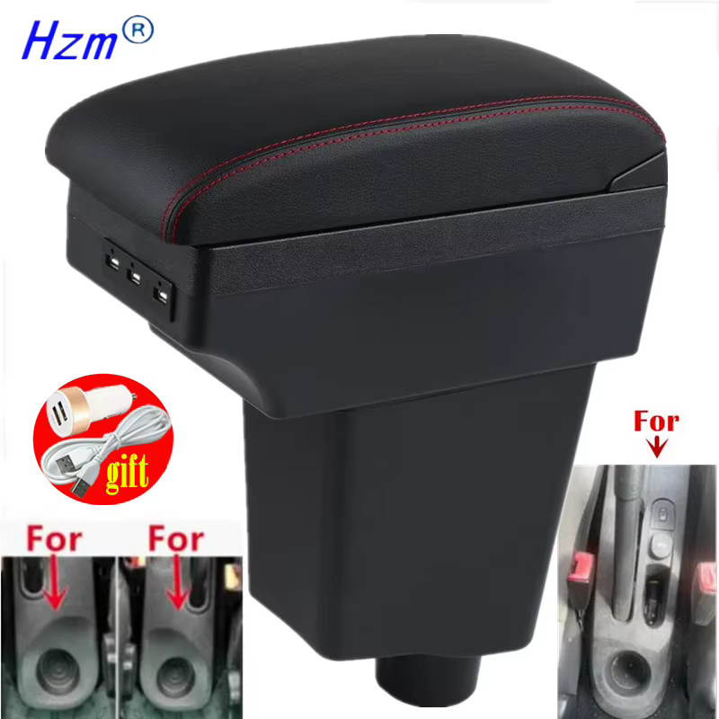 Accoudoir de voiture pour Renault Clio 4, boîte d'accoudoir pour Renault Captur Clio 3 III IV, accessoires, pièces de rangement, rénovation intérieure dédiée