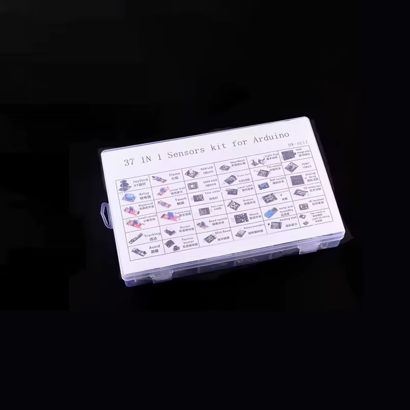 Kit de démarrage de 45 modules de capteurs avec platine d'expérimentation et fils de liaison pour Arduino UNO R3 Mega2560 Raspberry Pi