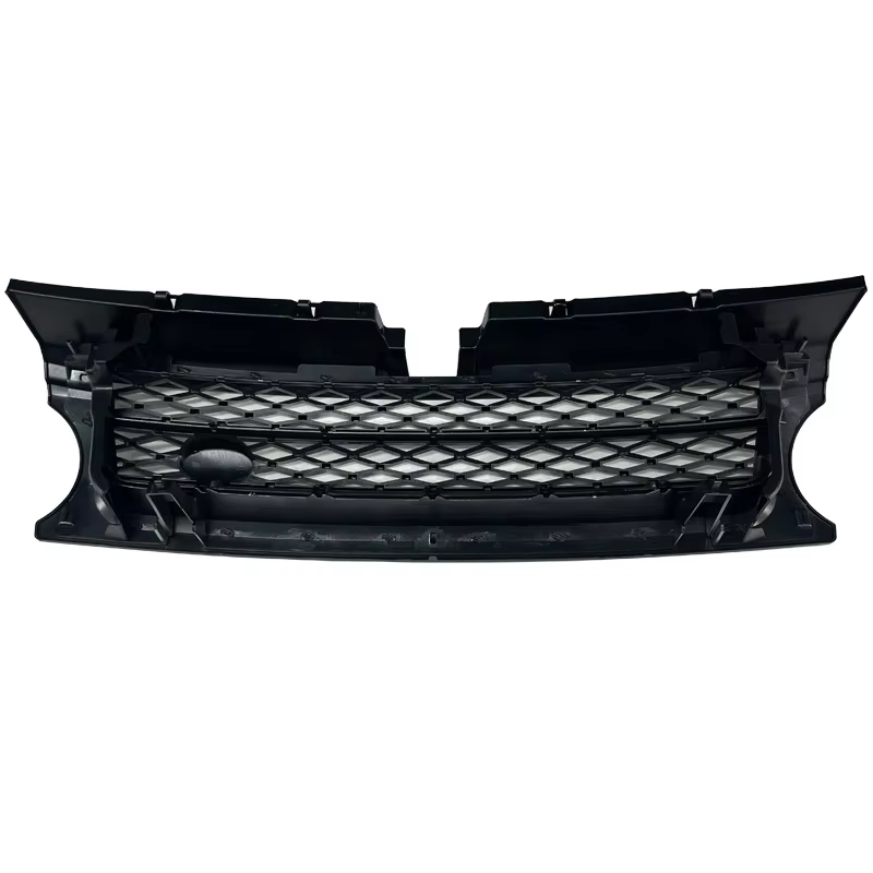Grilles de course pour Land Rover Range Rover Sport 2010 – 2013 (l320), bordure noire, maille argentée, pare-chocs avant Lr030349