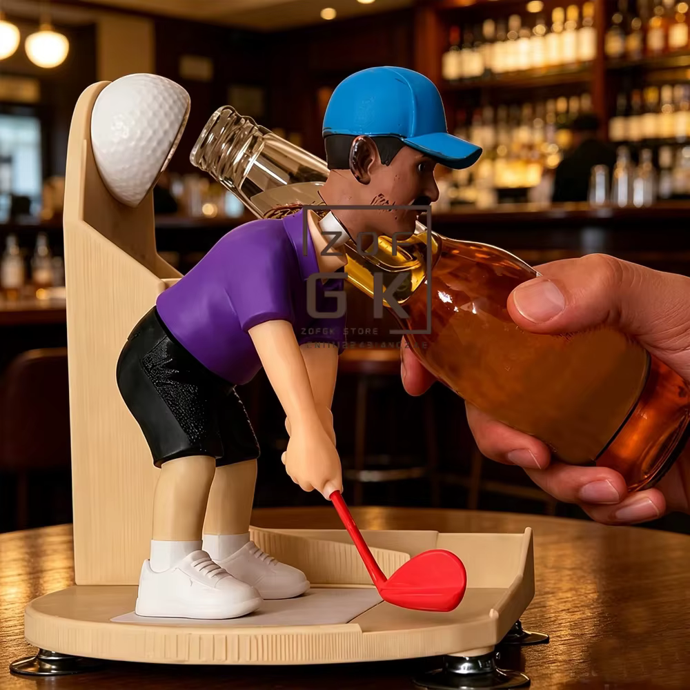 Décapsuleur de bière sur le thème du golf