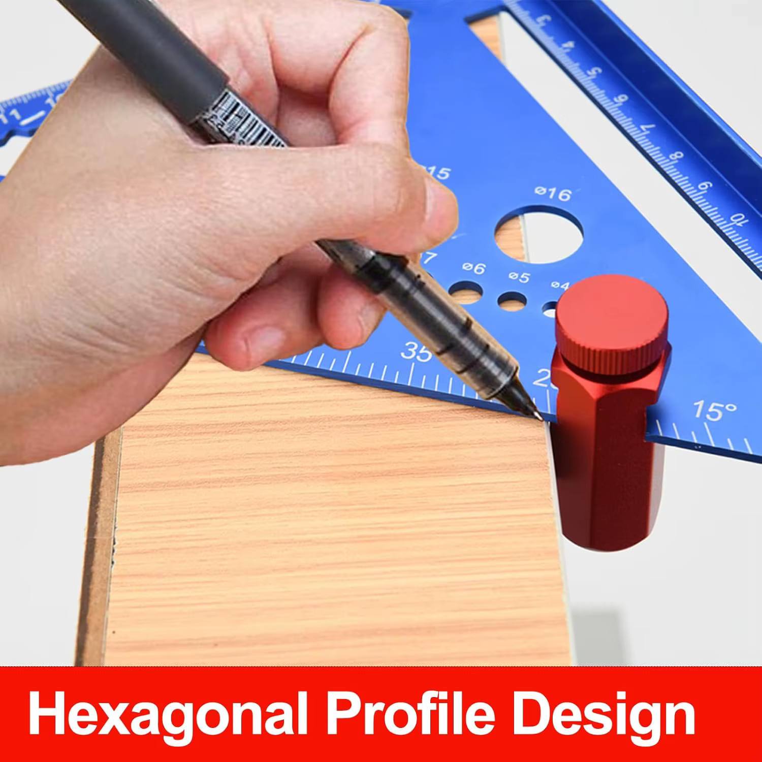 Gabarits d'escalier hauts pour équerre de menuisier – Verrouillage hexagonal stable avec support et crochet pour