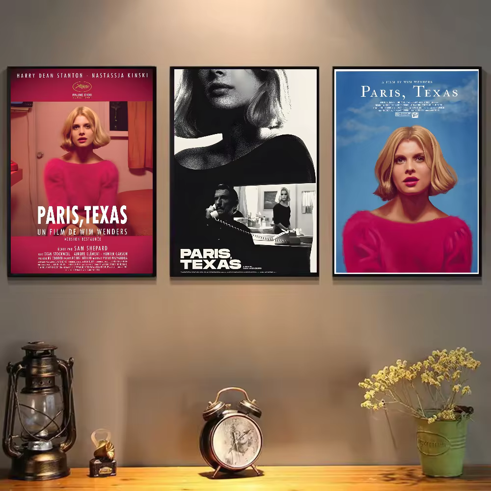 Affiche de film de route classique Paris Texas