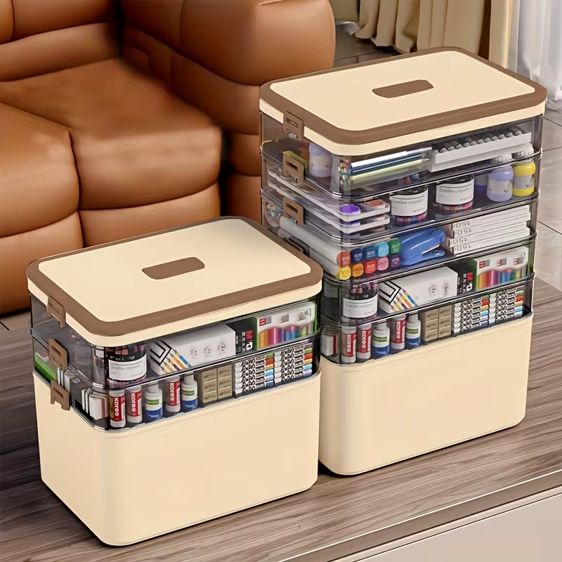 Boîte de rangement mobile pour la maison