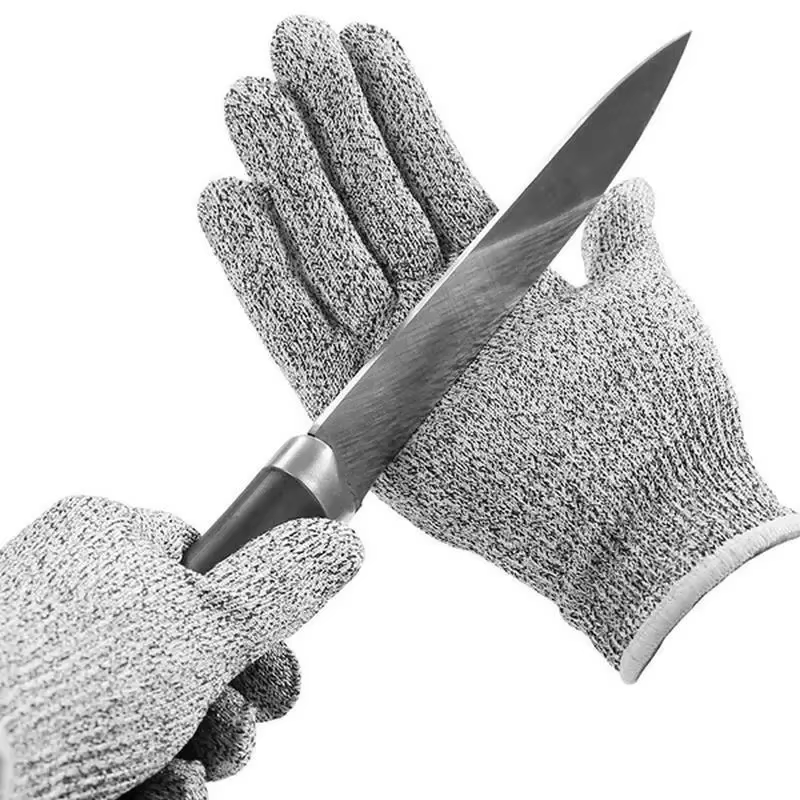 Gants métalliques en fil métallique résistant aux coupures de niveau 5