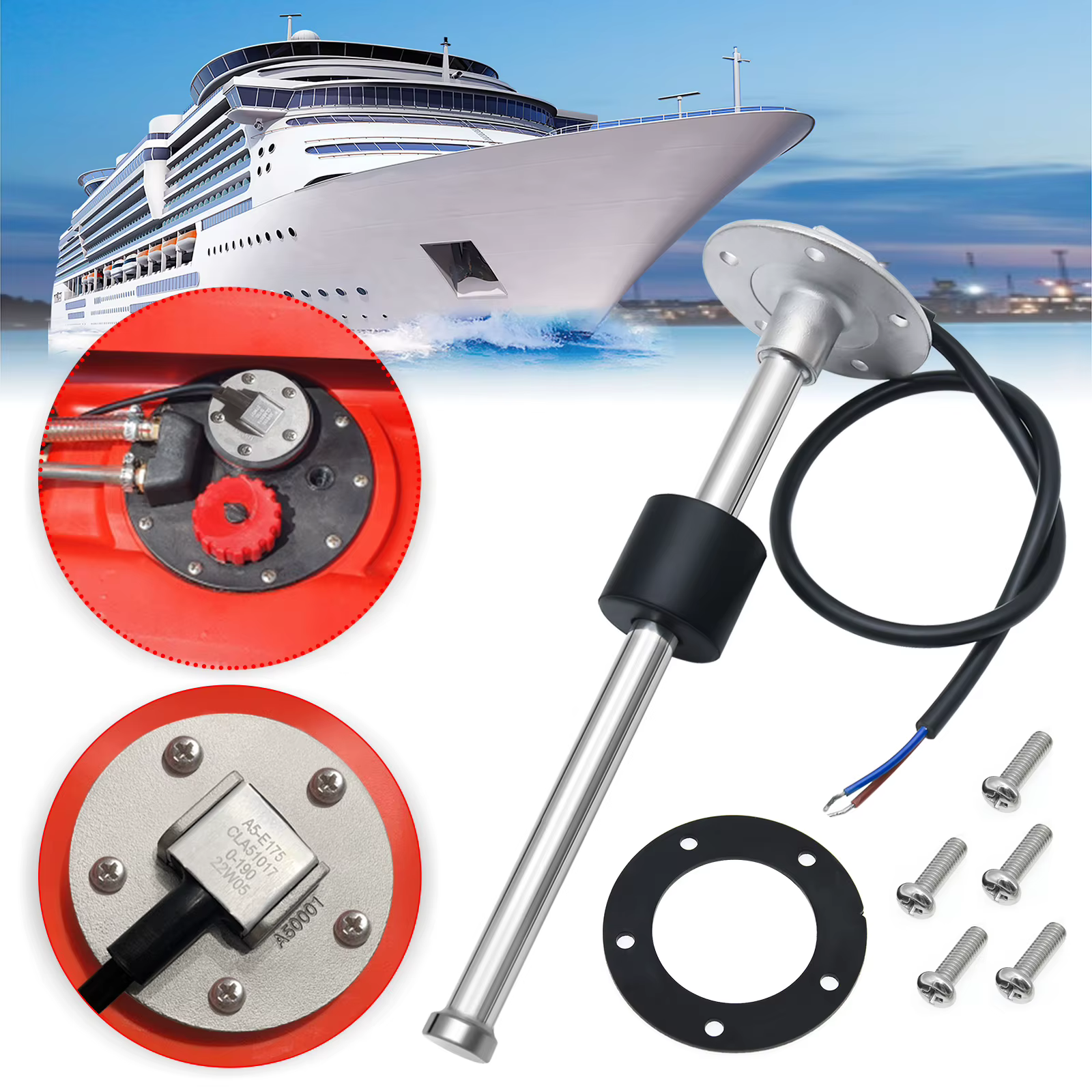 Capteur de niveau d'eau 0-190 Ohm