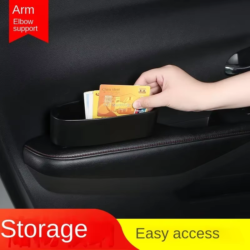 Accoudoir gauche et droit de voiture, boîte de rangement de porte, ascenseur intérieur de voiture, accoudoir universel, coussinet d'accoudoir, extension de la hauteur du bras de soutien du siège